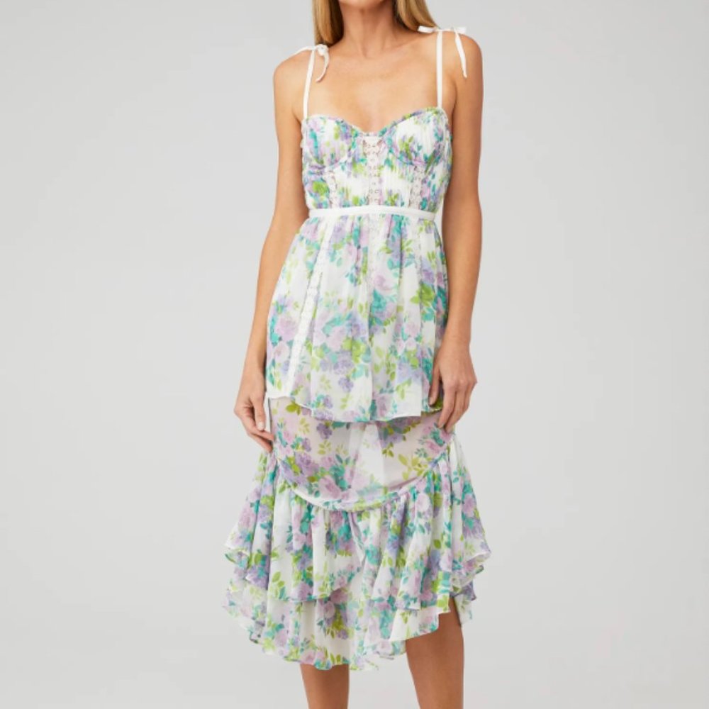 FOR LOVE & LEMONS MEADOW MAXI DRESS
